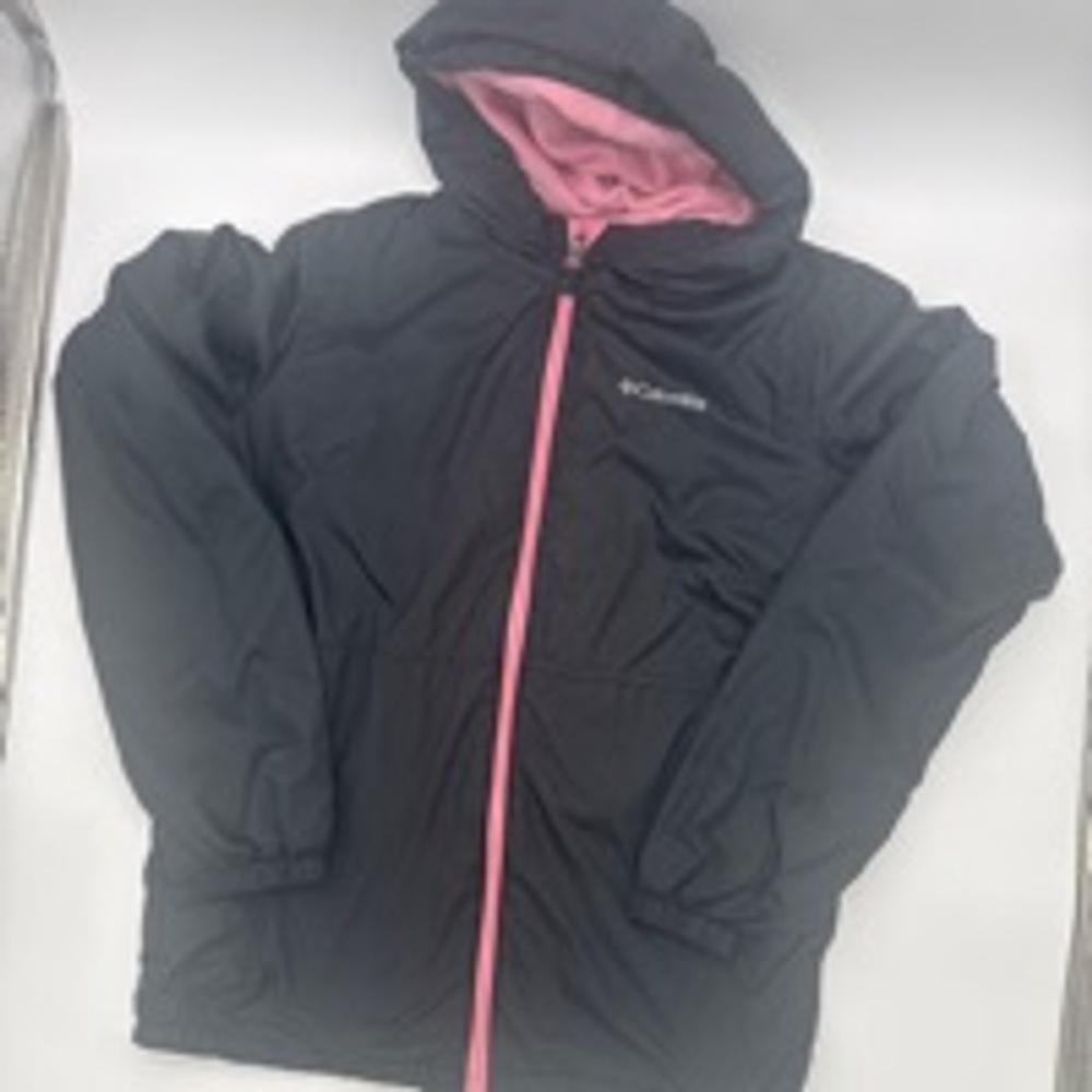 Girls COLUMBIA Jacket XL (18/20) Black & Pink
